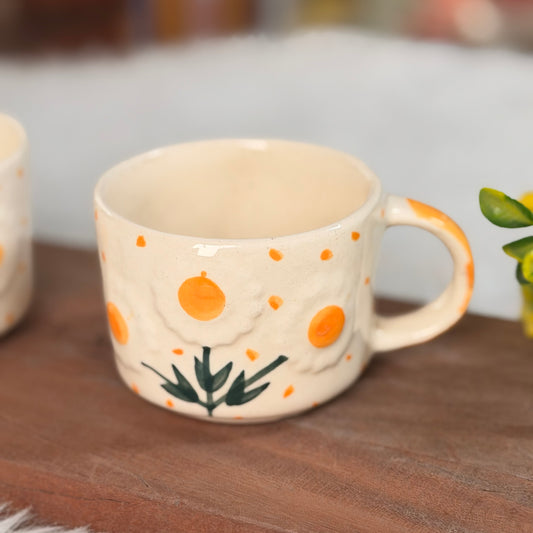 Sunflower Bloom Ceramic Coffee Mug