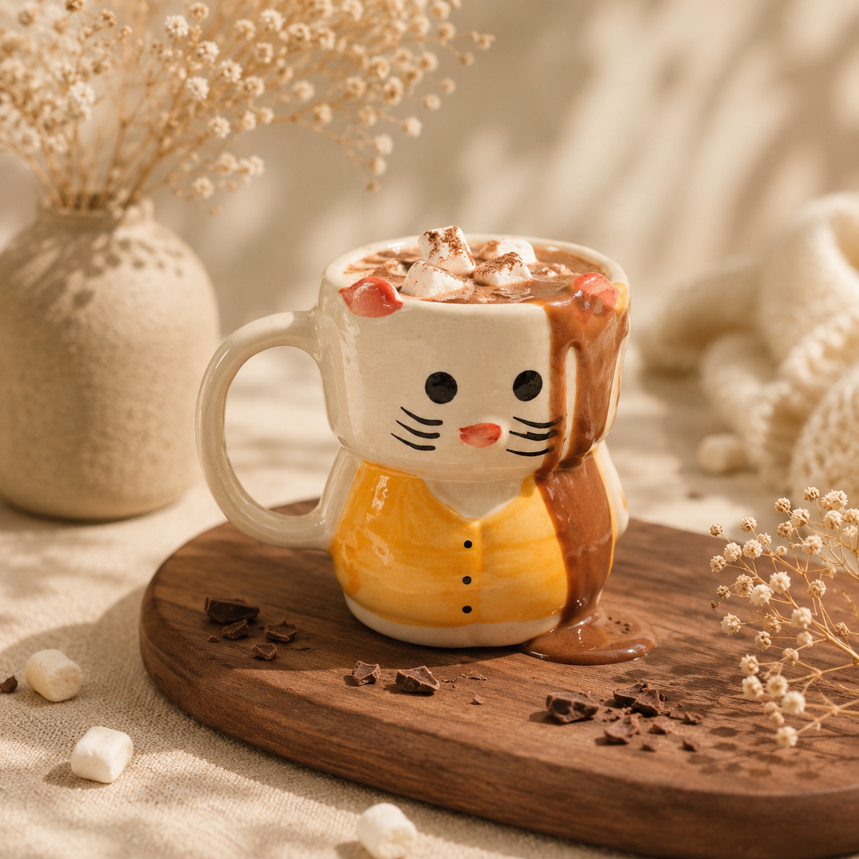 Cute Cat Ceramic Coffee Mug