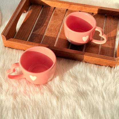 Sweetheart Blush Ceramic Cup