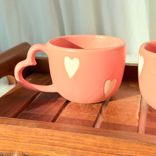 Sweetheart Blush Ceramic Cup