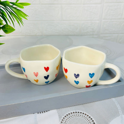 Rainbow Morning Ceramic Breakfast Combo Set (set of 3 )