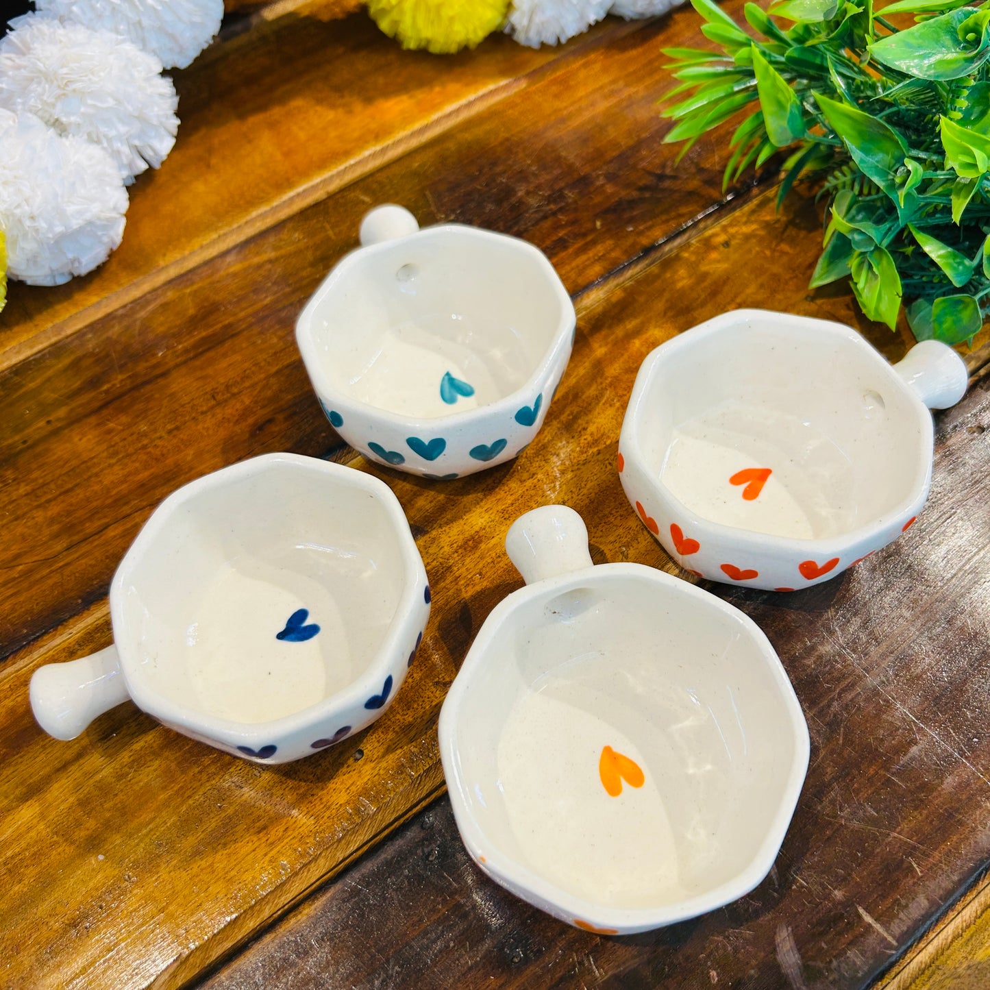 Multiheart Dip Bowl ( set of 4 )