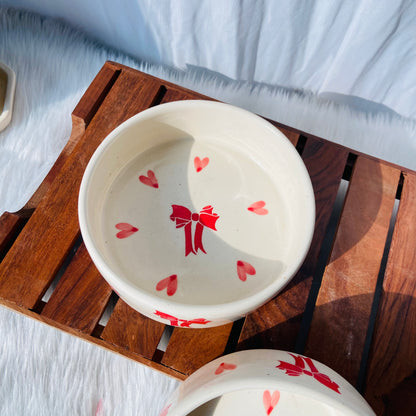 Pink Bow Breakfast Bowl