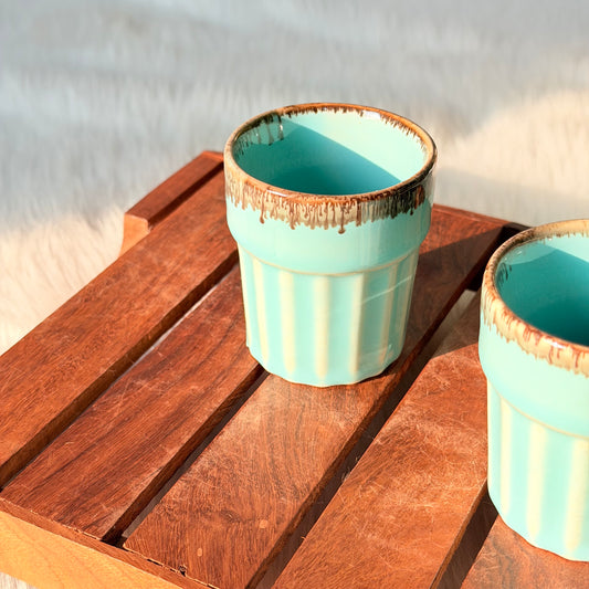 Coastal Aqua Ceramic Kulhad