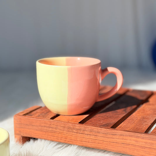 Pastel Duo Ceramic Coffee Mug