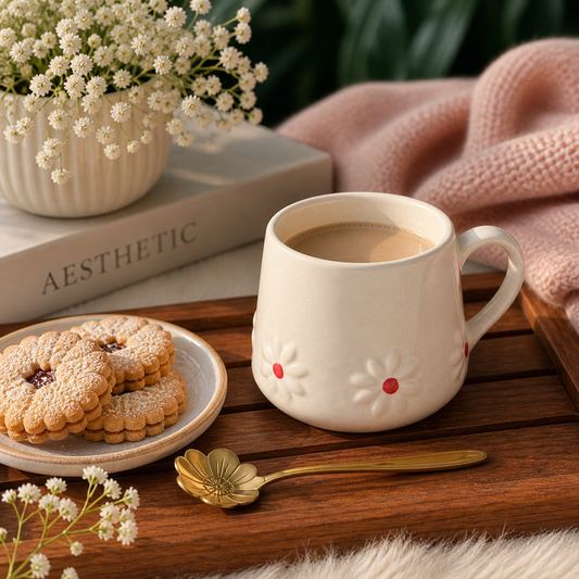 Minimal Daisy Coffee Mug