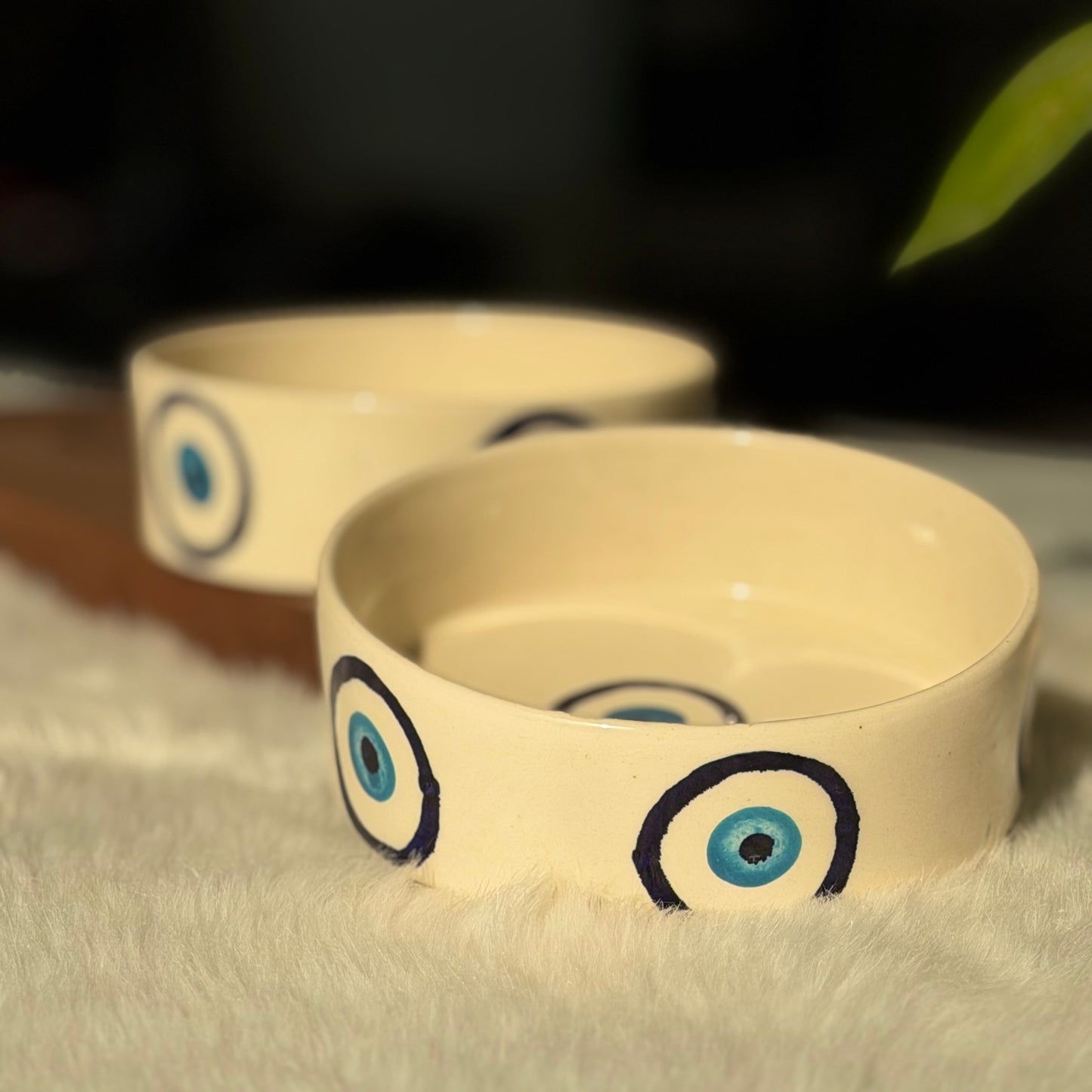 Evil Eye Ceramic Breakfast Bowl