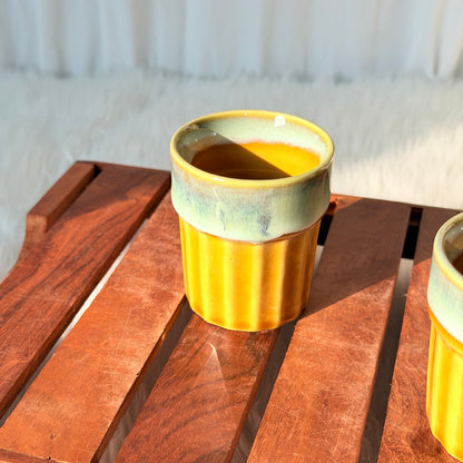 Sun Coast Aqua Ceramic Tumbler