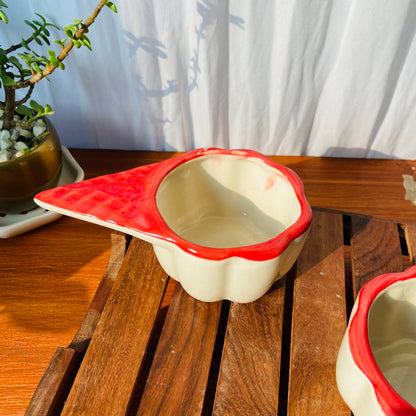Strawberry Scoop Ceramic Bowl