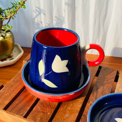 Midnight Bloom Cup Saucer