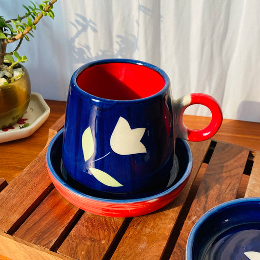 Midnight Bloom Cup Saucer