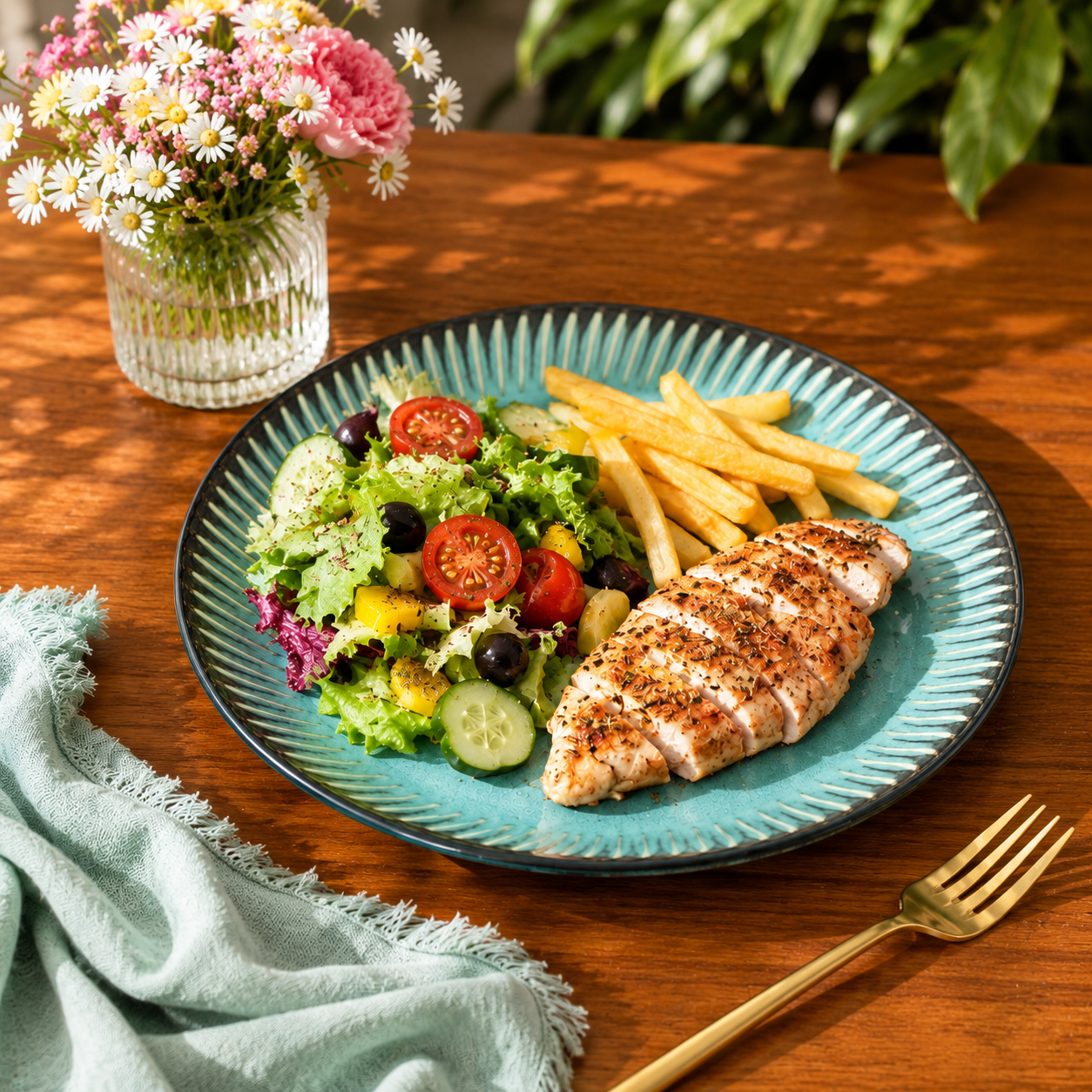 Ocean Breeze Ceramic Dinner Plate