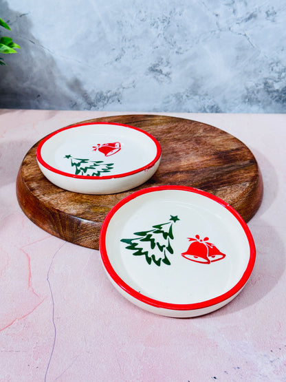 Christmas Snack Plate  (Pack of 1)