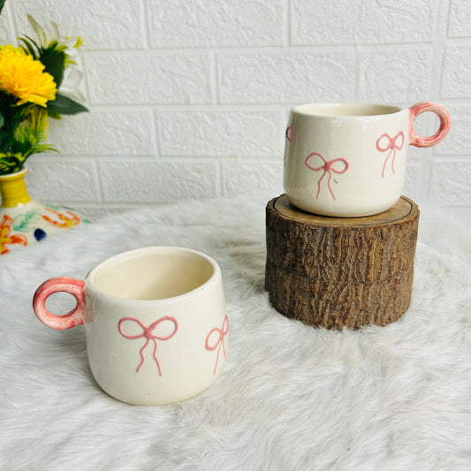 Pink Bow Mug (Pack of 1)
