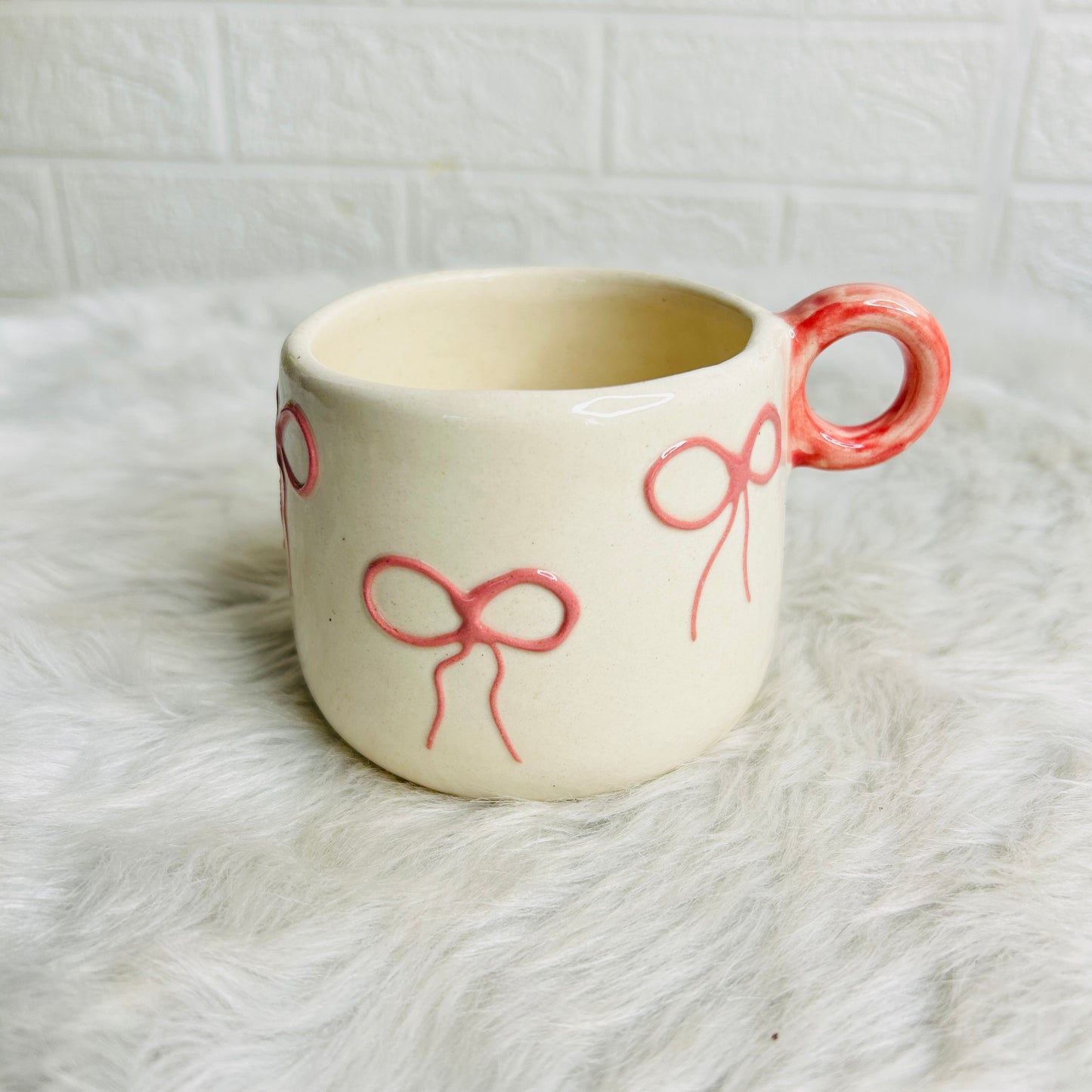 Pink Bow Mug (Pack of 1)
