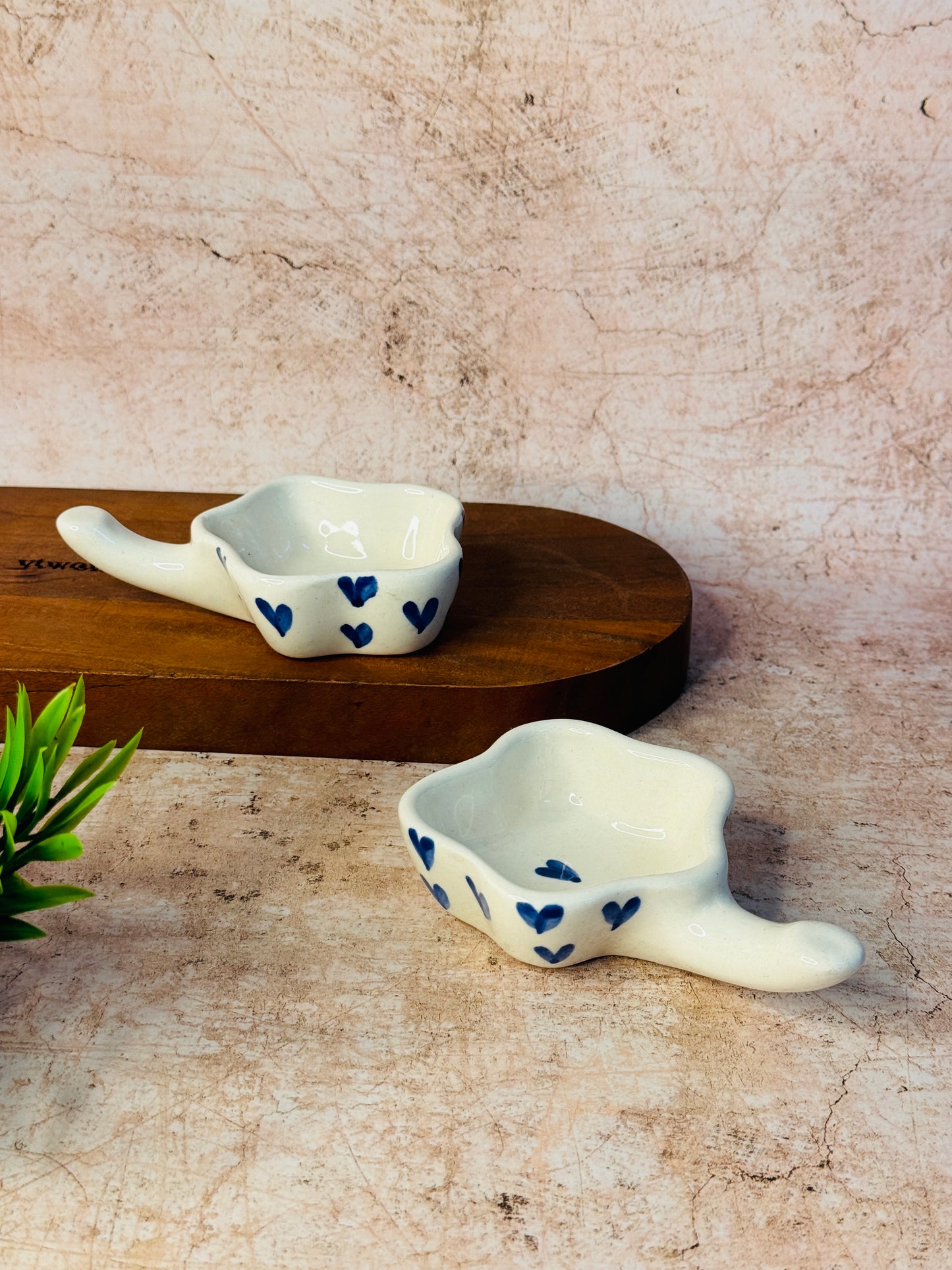 Blue Heart Dip Bowl (Pack of 1)