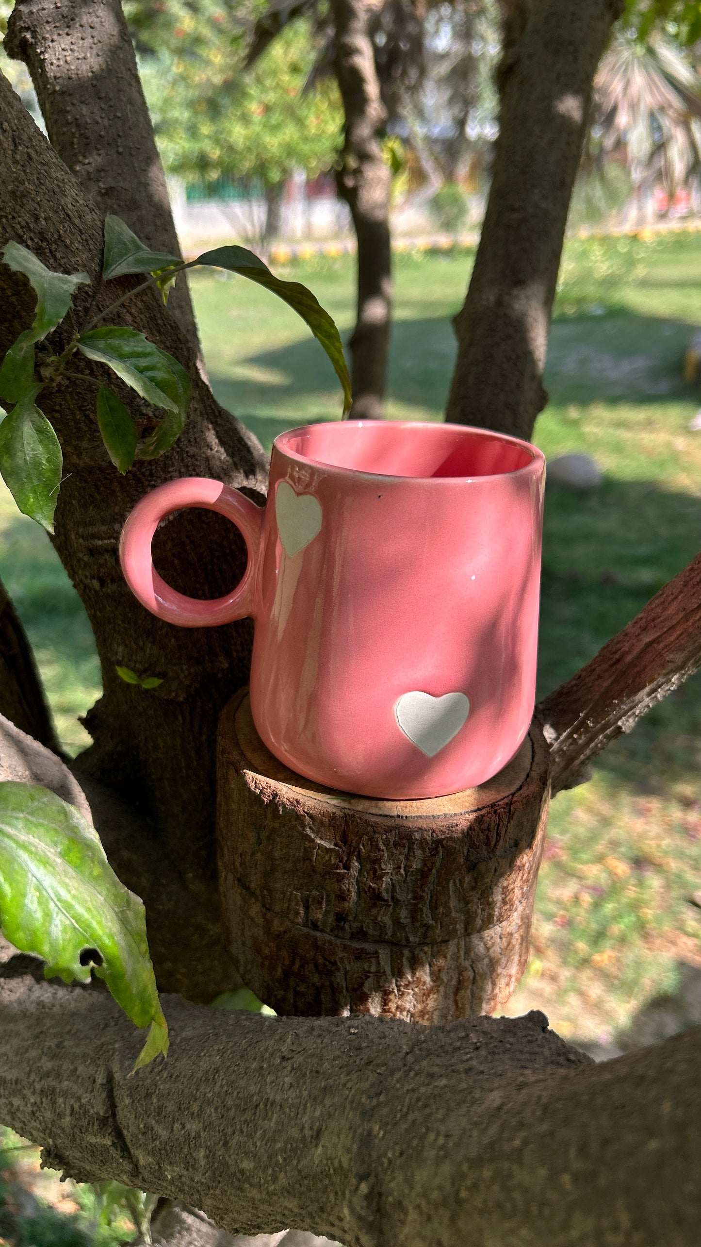 Pink Little Heart Mug (Pack of 1)