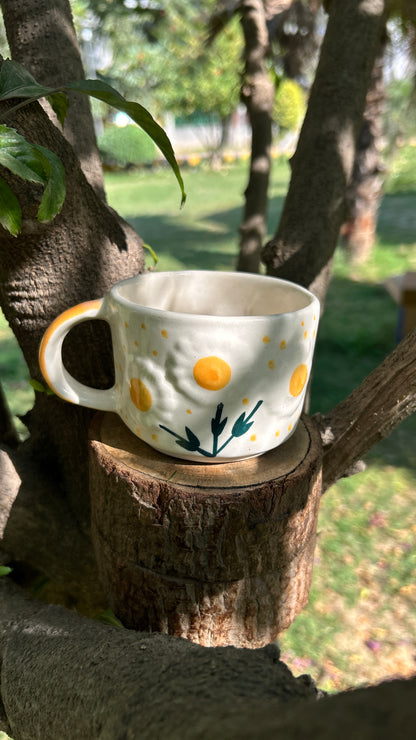 Sunflower Bloom Tea Cup