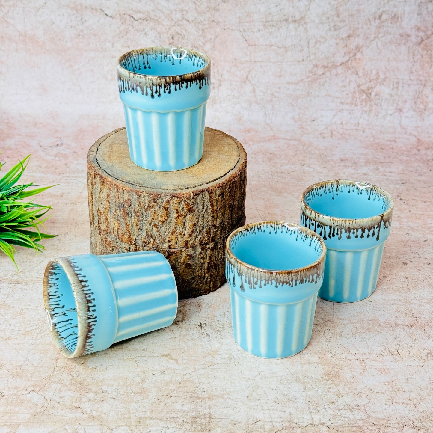 Sky Blue Kulhaad Chai Cup  (Pack of 1)