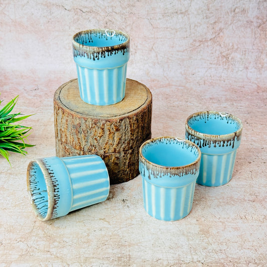 Sky Blue Kulhaad Chai Cup  (Pack of 1)