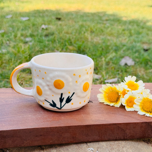 Sunflower Bloom Tea Cup