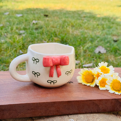 Pinterest Bow Coffee Mug (Pack of 1)