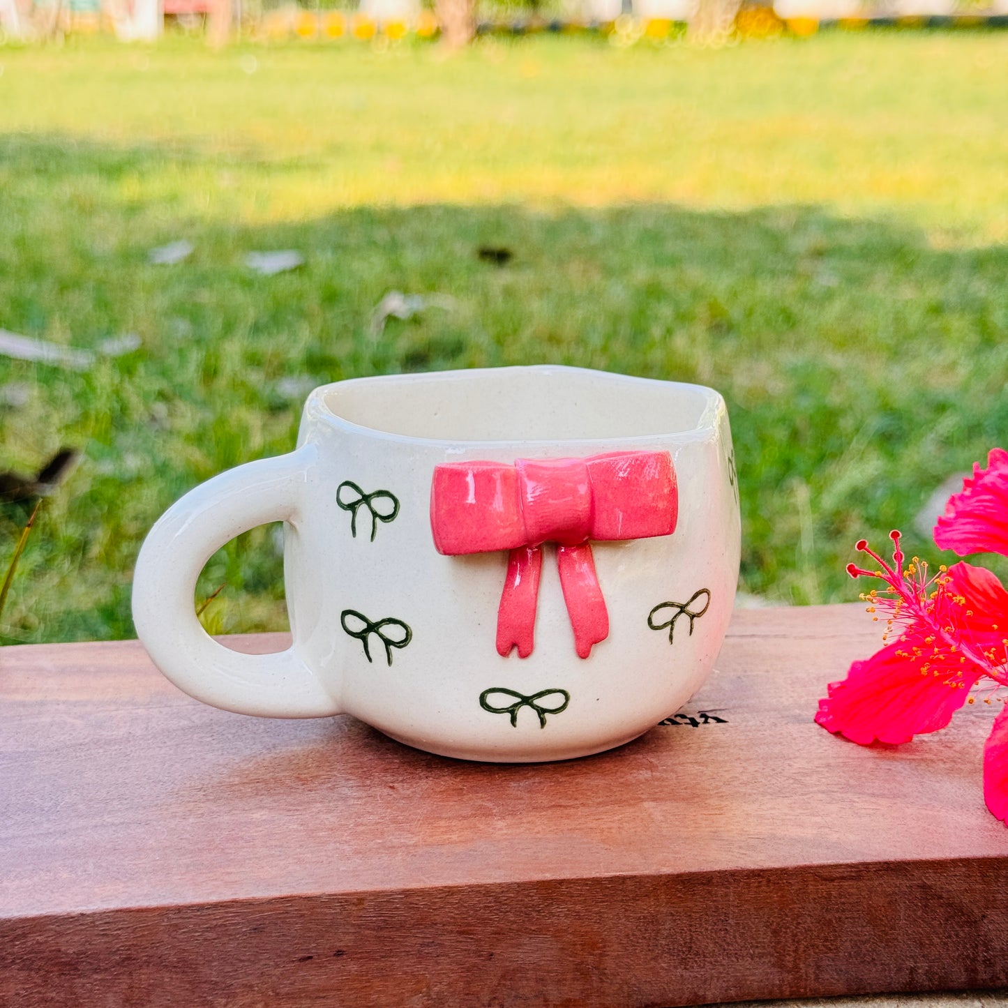 Pinterest Bow Coffee Mug (Pack of 1)