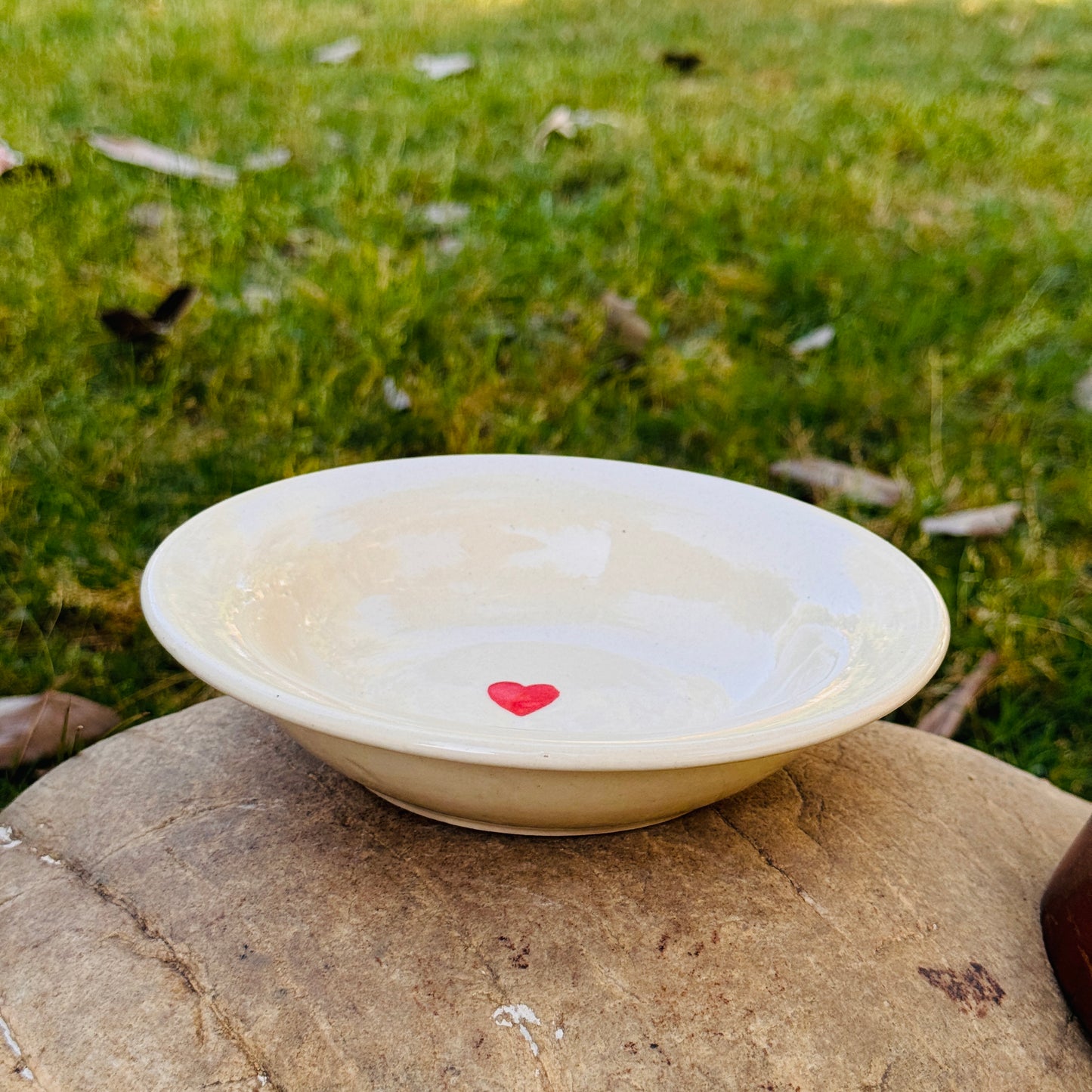 Single Heart Pasta Plate (Pack of 1)