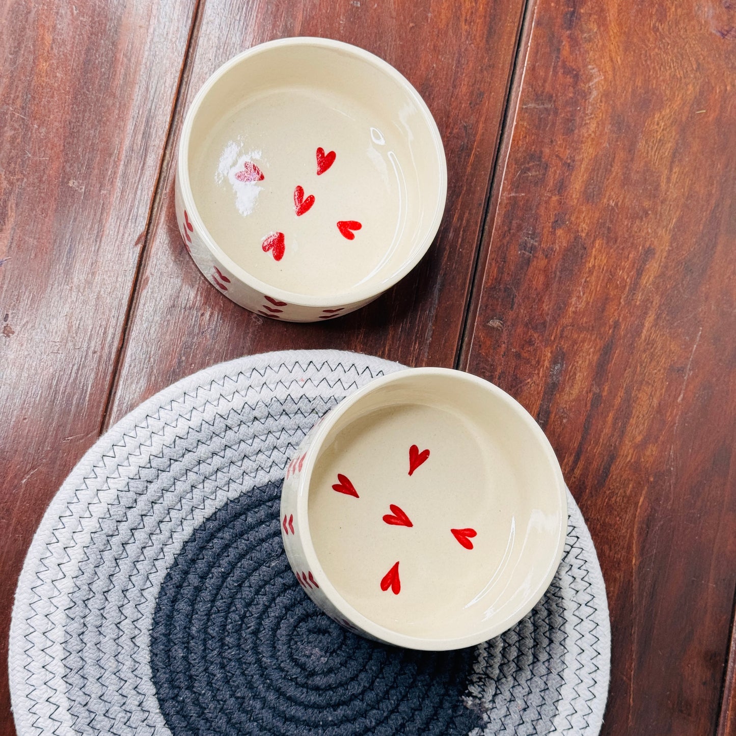 Red Heart Breakfast Bowl (Pack of 1)