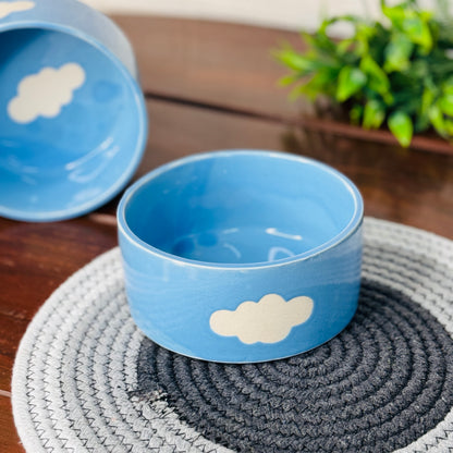 Sky Blue Cloud Breakfast Bowl (Pack of 1)