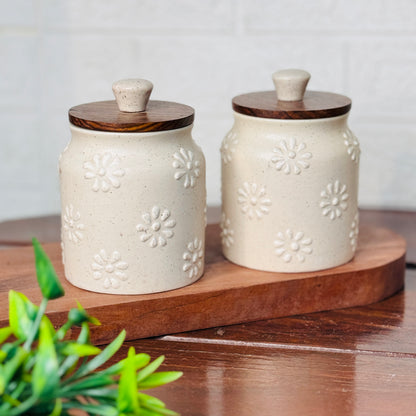 White Lily Jar (Pack of 1)