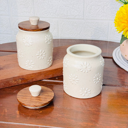 White Lily Jar (Pack of 1)