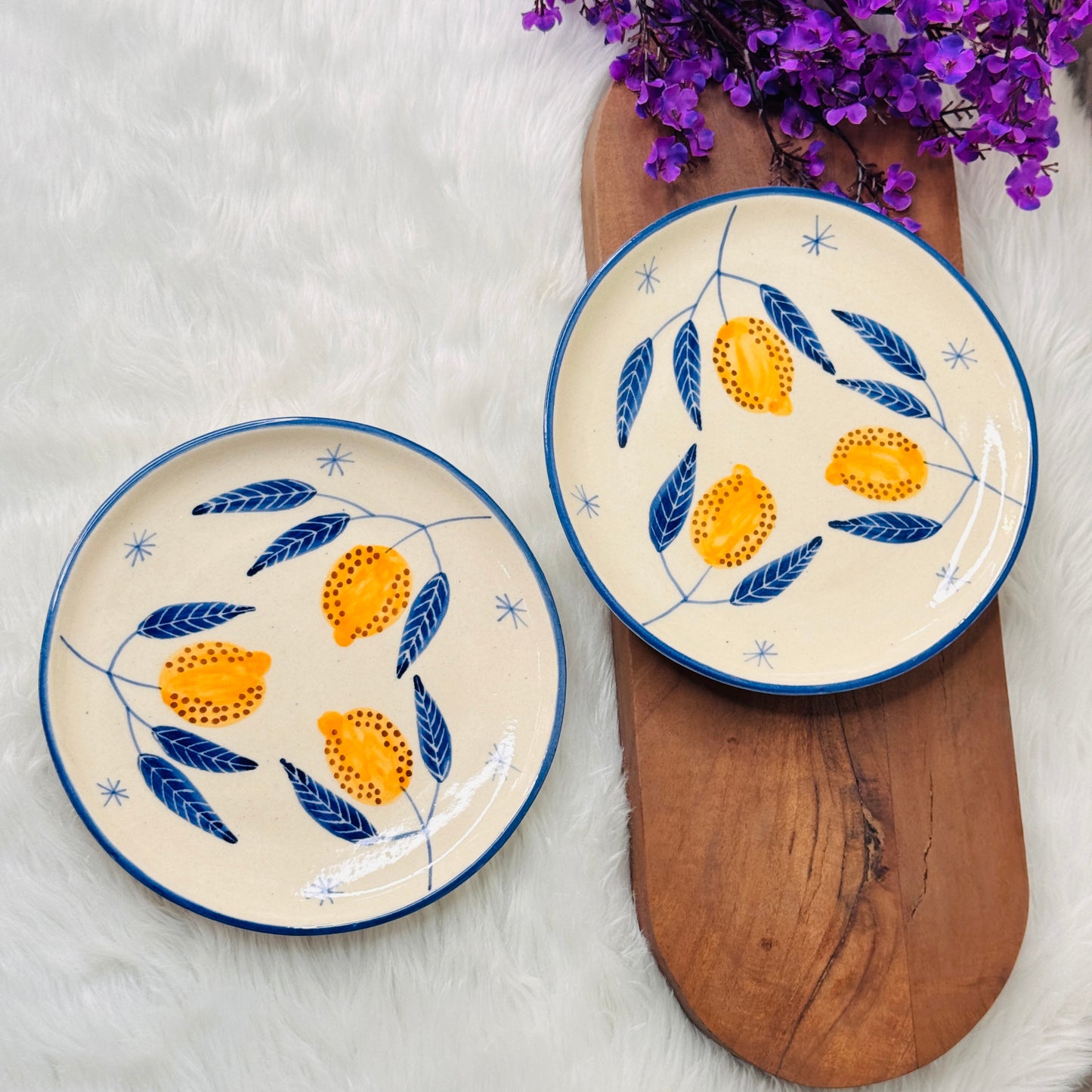 Lemon Plate 7.5 inch (Pack of 1)