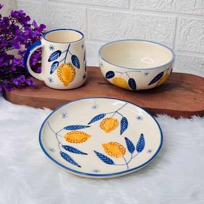 Lemon Breakfast Set (Pack of 3)