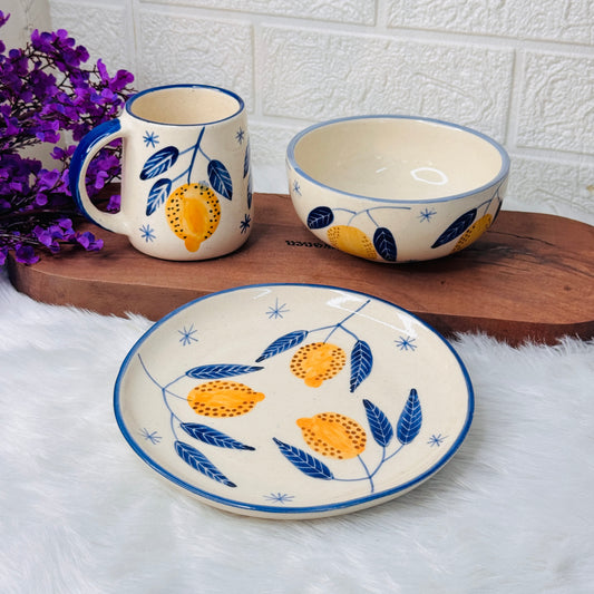 Lemon Breakfast Set (Pack of 3)