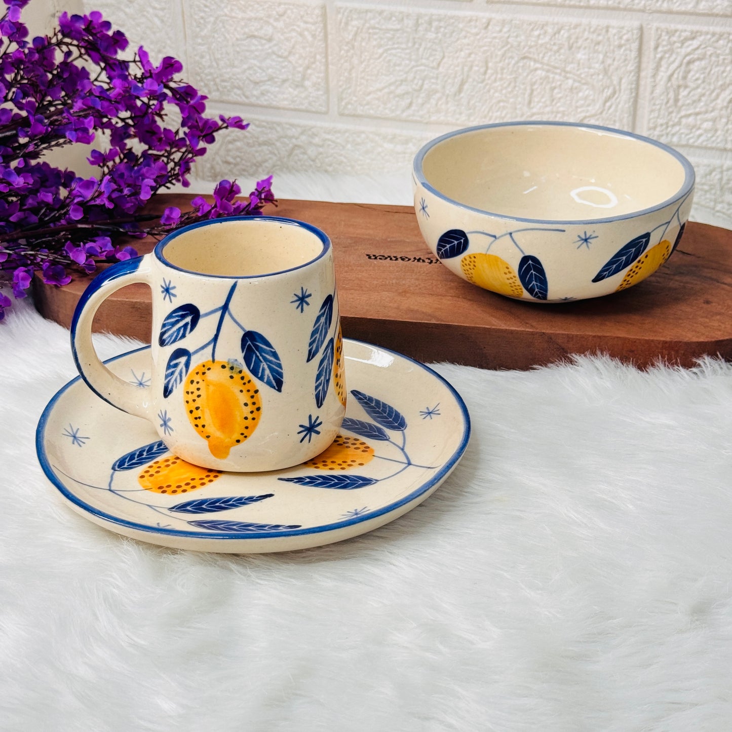 Lemon Breakfast Set (Pack of 3)