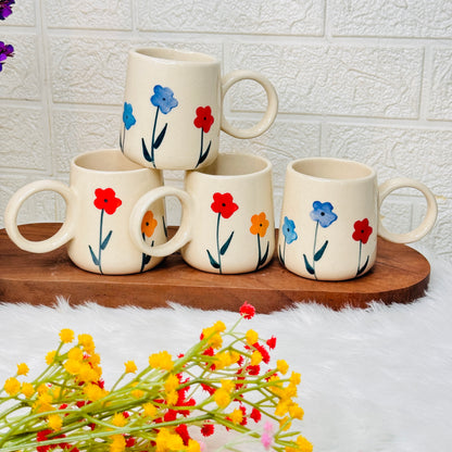 Multi Flower Mug (Pack of 1)