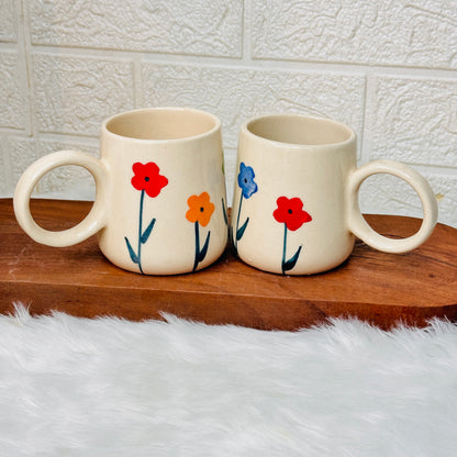 Multi Flower Mug (Pack of 1)
