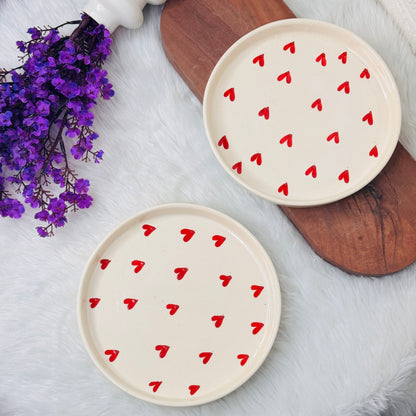 Red Heart Platter (Pack of 1)