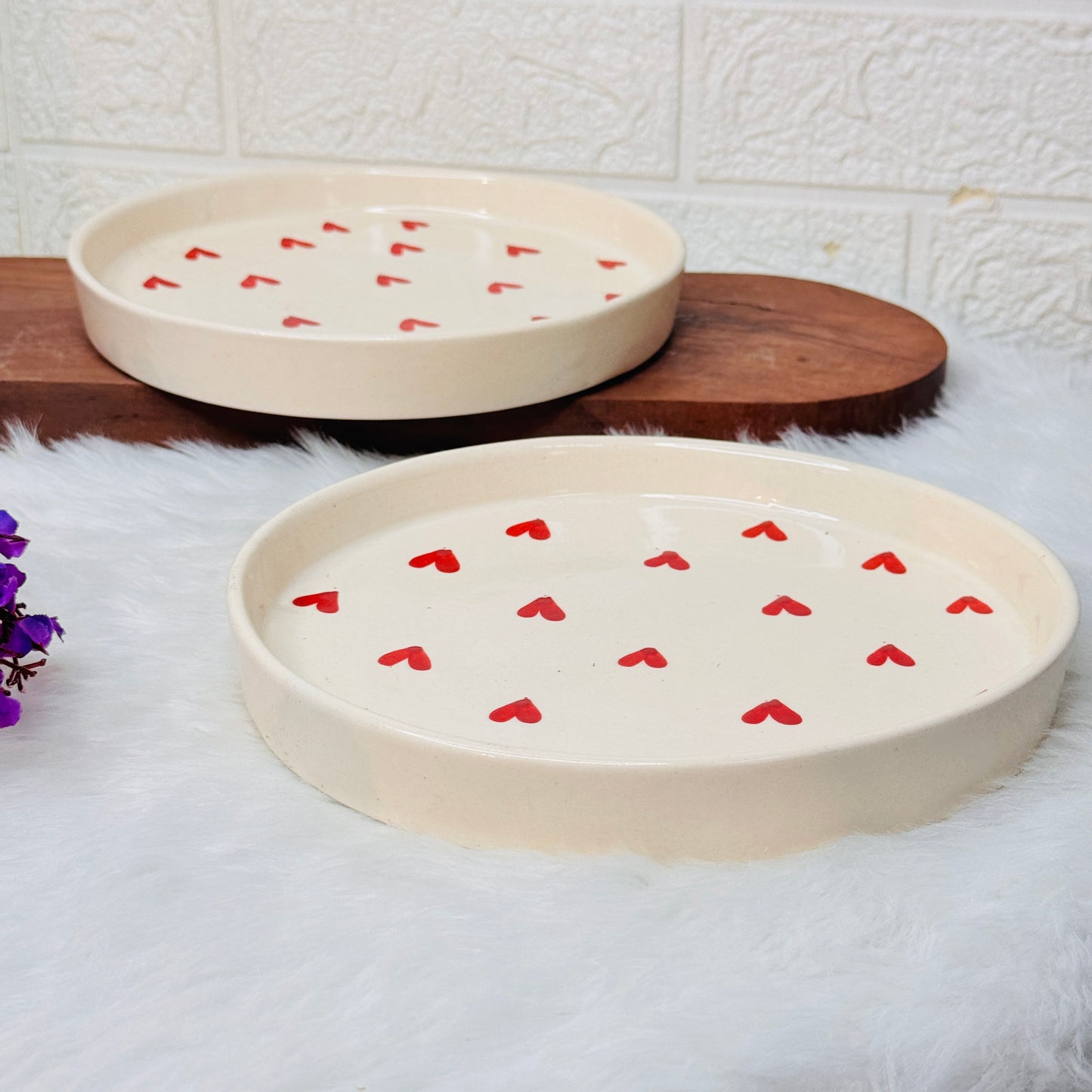 Red Heart Platter (Pack of 1)