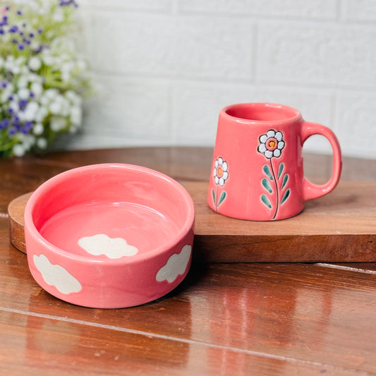 Pink Breakfast Set (Pack of 2)