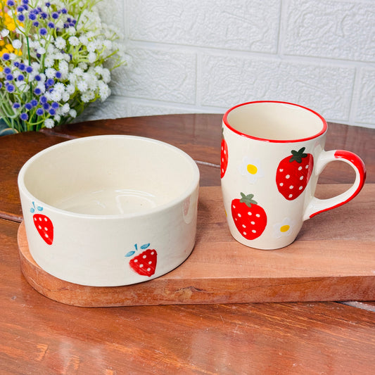 Strawberry Breakfast Set (Pack of 2)