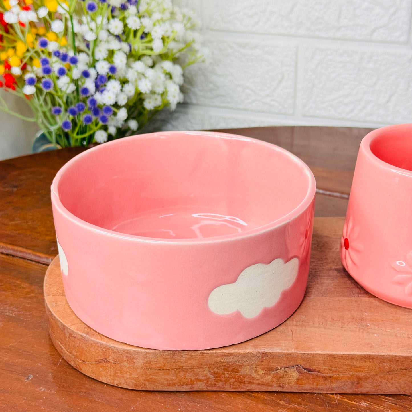 Pink Lily Breakfast Set (Pack of 2)