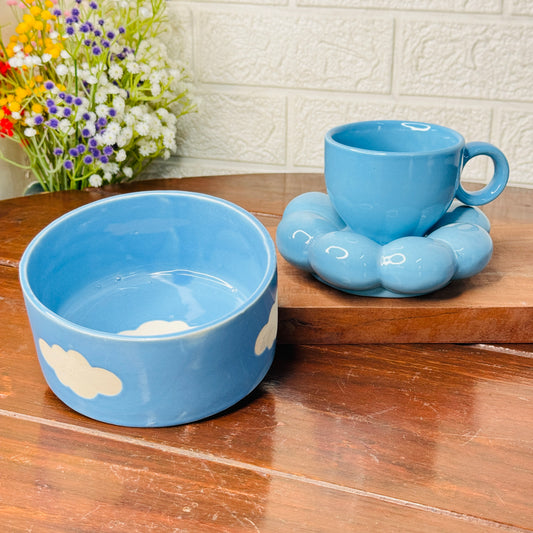 Blue Cloud Breakfast Set (Pack of 2)