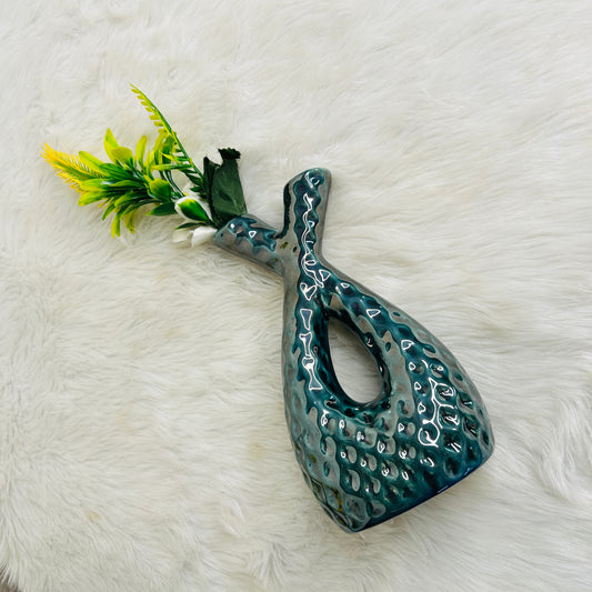 Green Two Mouth Vase