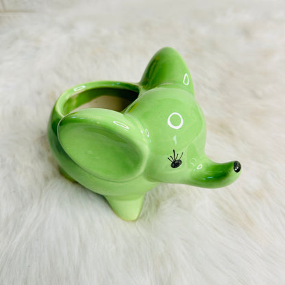 Green Elephant Planter (Pack of 1)