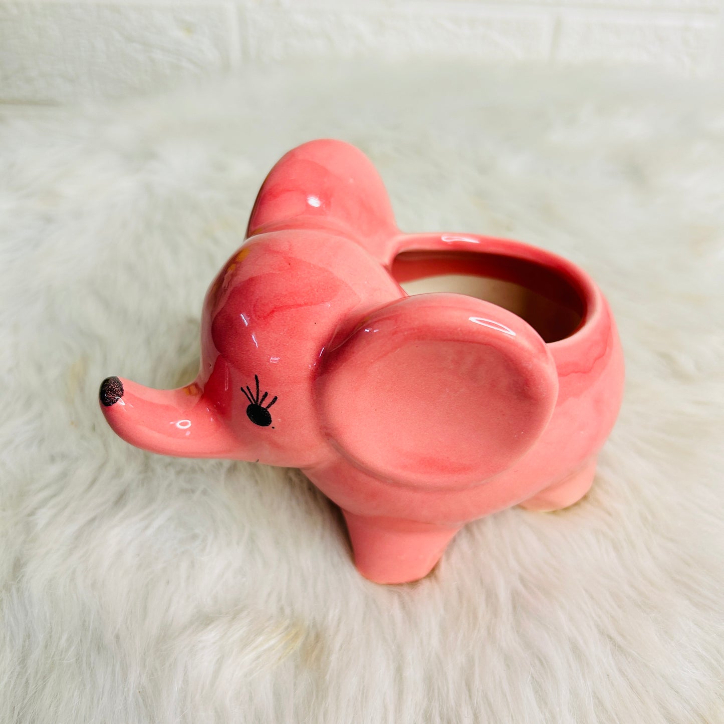 Pink Elephant Planter (Pack of 1)
