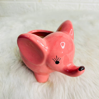 Pink Elephant Planter (Pack of 1)