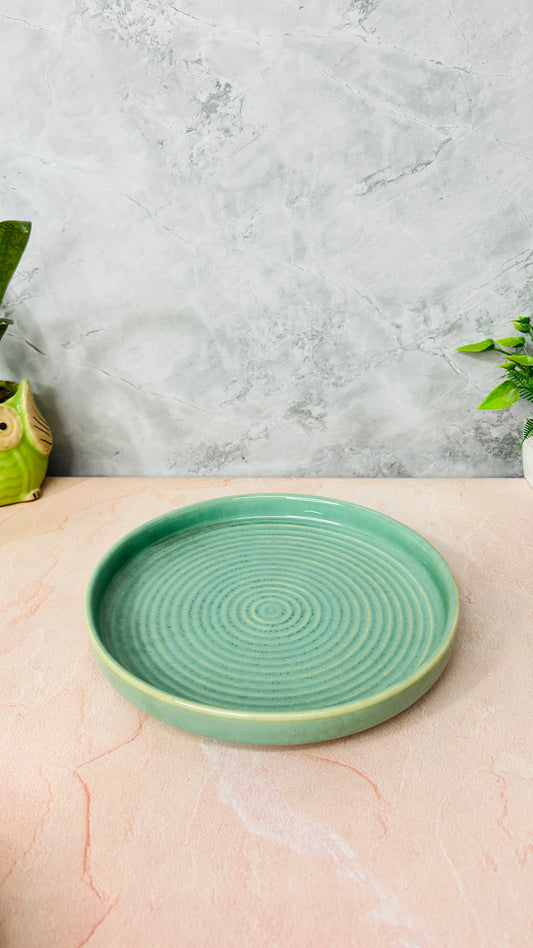 Studio Sea Green Platter 9 inch (Pack of 1)