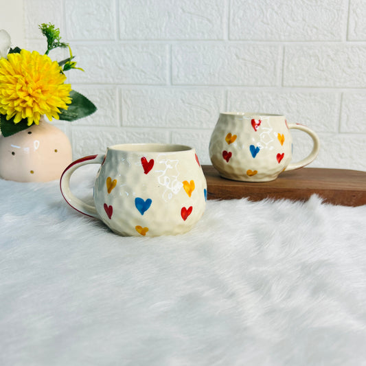 Cozy Multi-Heart Mug (Pack of 1)